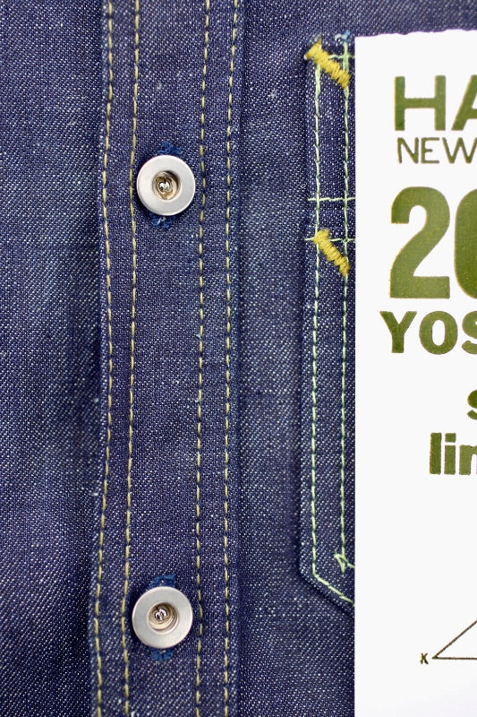 Indigo Linen/ Cotton Blend Workshirt 2023
