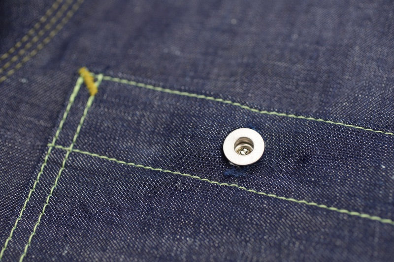 Indigo Linen/ Cotton Blend Workshirt 2023