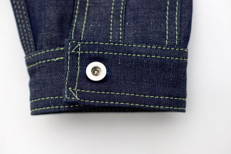 Indigo Linen/ Cotton Blend Workshirt 2023