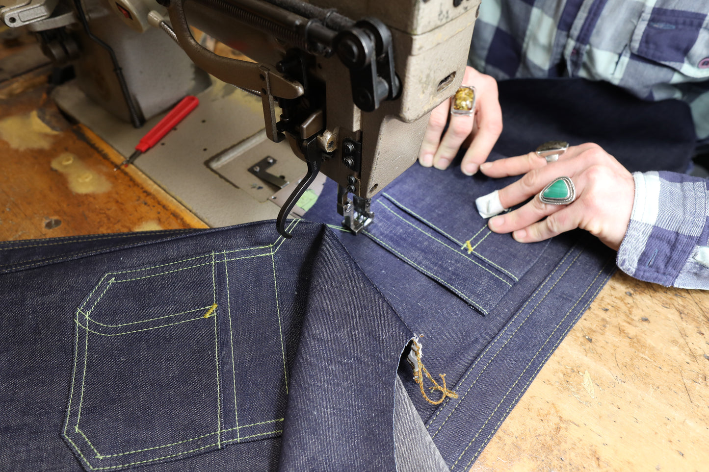 Indigo Linen/ Cotton Blend Workshirt 2023