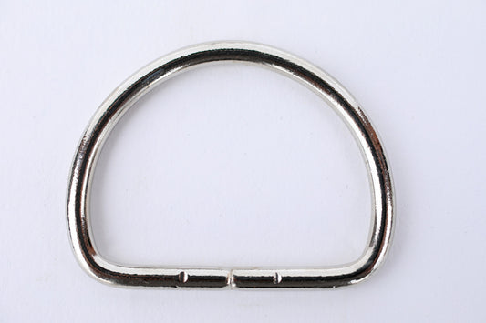 1.5" Chrome D-Ring, Per Dozen