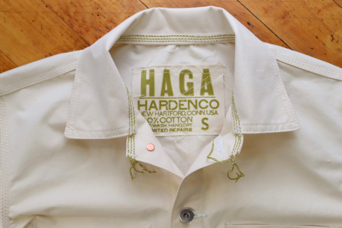 Haga Trätoffel Natural Canvas Chore Coat