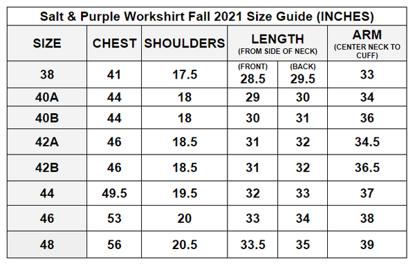 Salt & Purple Workshirt Fall 2021