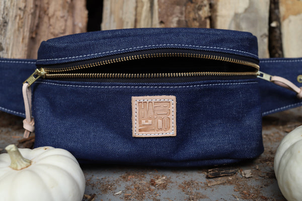 Natural Indigo Waist Pack