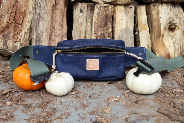 Natural Indigo Waist Pack