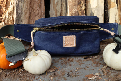 Natural Indigo Waist Pack