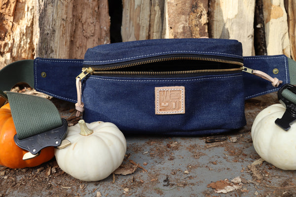 Natural Indigo Waist Pack