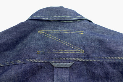 Indigo Linen/ Cotton Blend Workshirt 2023