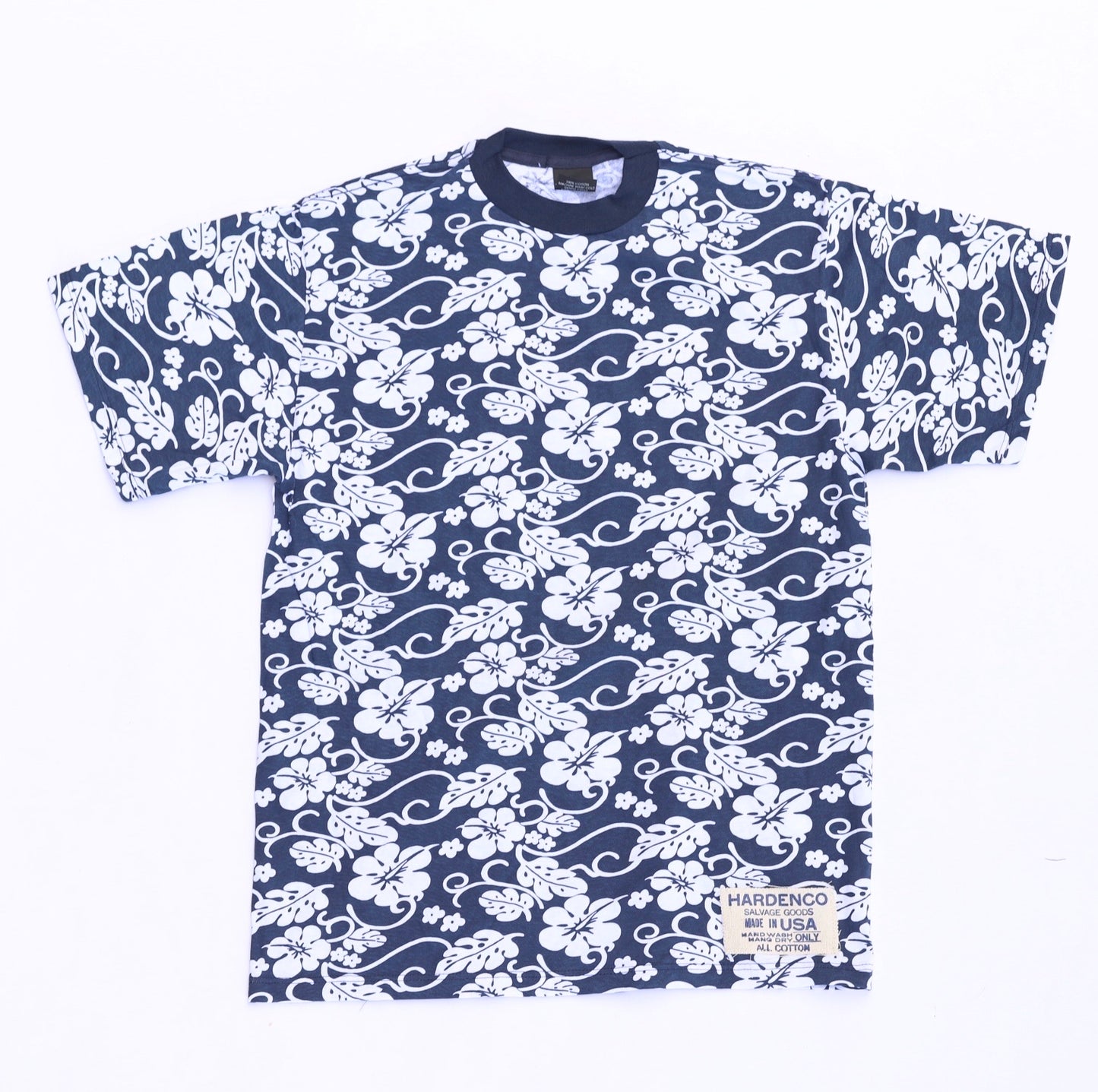 1990s Flower Print Dead Stock T-Shirts