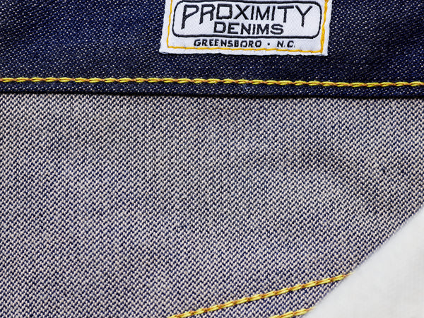 003 Unsanforized Proximity Mills Denim Jean Broken Twill
