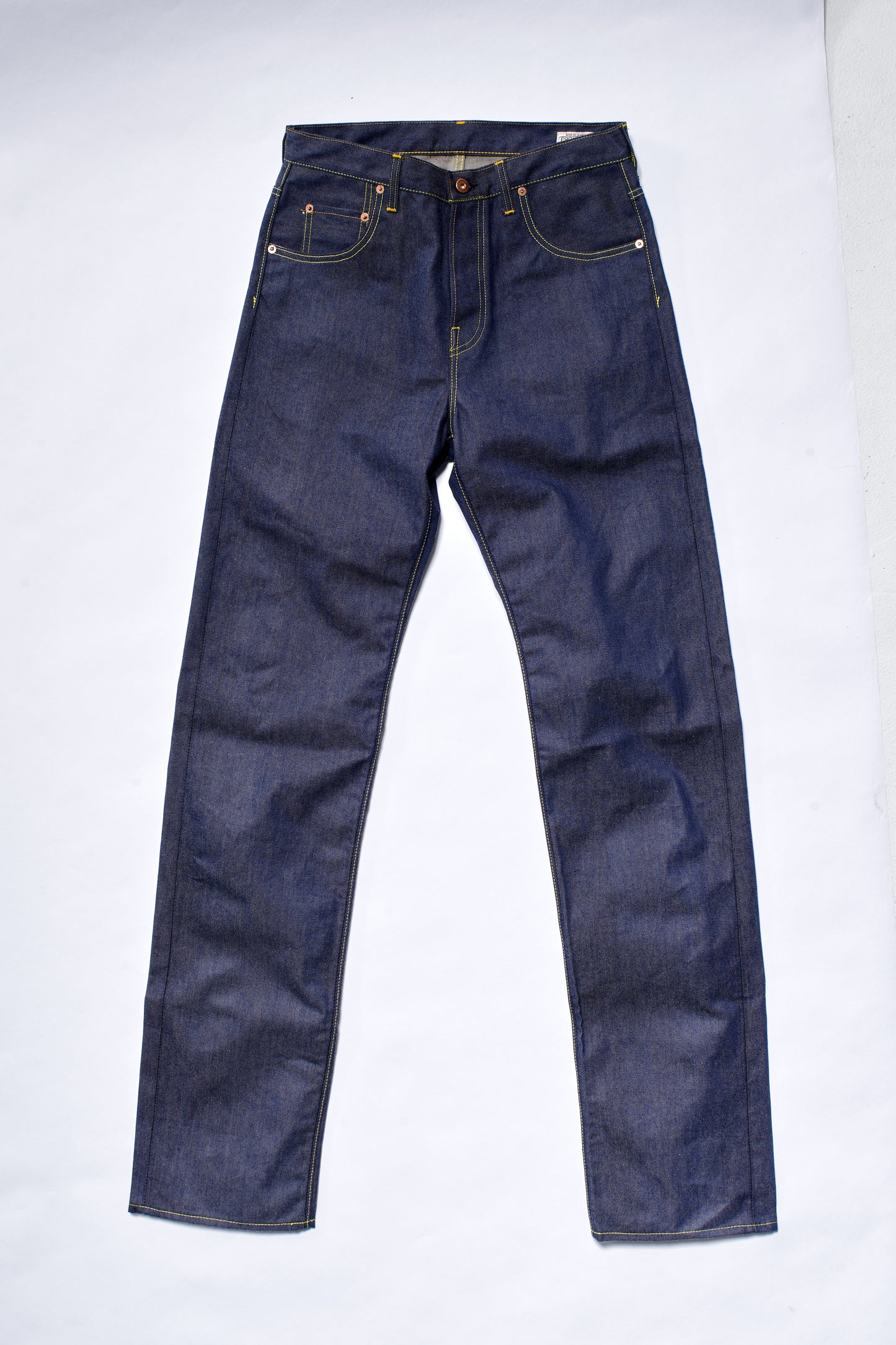 003 Unsanforized Proximity Mills Denim Jean Broken Twill