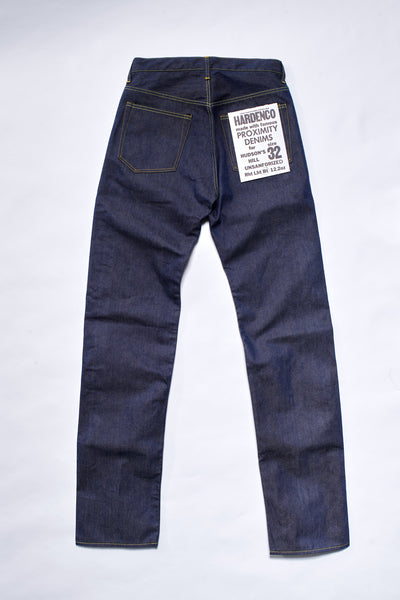 003 Unsanforized Proximity Mills Denim Jean Broken Twill